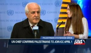 i24news diplomatic correspondent Tal Shalev on the Palestinians' ICC bid