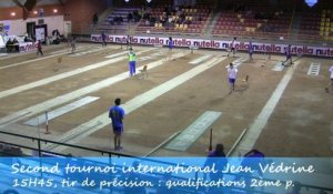 Qualifications 2 U15, Tir de précision, Second tour international Jean Védrine, Sport Boules, Saint-Vulbas 2015