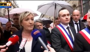 Premier mai au FN: Marine Le Pen défile sans son père