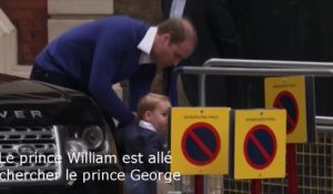 Le prince George rend visite à sa petite soeur