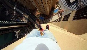 Le parkour le plus ouf du monde à 200m du sol ! Oleg Sherstyachenko à Dubaï