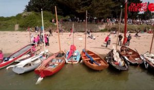 Semaine du Golfe 2015 : la fête à l'Ile d'Arz vue du ciel