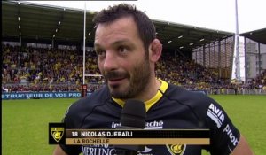 TOP14 - La Rochelle-Racing: Interview  Nicolas Djebaili