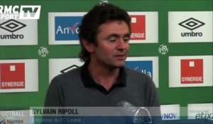 Lorient se maintient, Sylvain Ripoll est soulagé