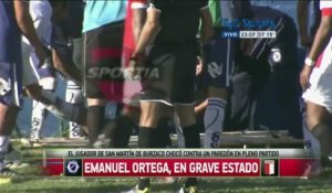 La vidéo choc de l'accident du jeune Ortega ...