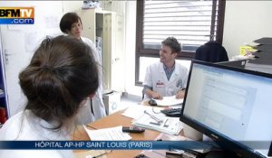 Reportage à l’hôpital Saint-Louis: « Les services sont à flux tendus »