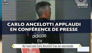 Real Madrid: Carlo Ancelotti applaudi en conférence de presse