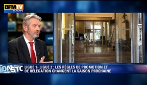 Deux relégables en Ligue 1: Frédéric Thiriez pense que "les équipes joueront plus libérées"
