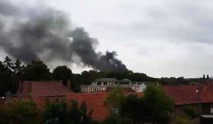 Incendie à Artois Métaux, à Saint-Laurent-Blangy