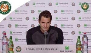 Conférence de presse Roger Federer Roland-Garros 2015 / 3e Tour