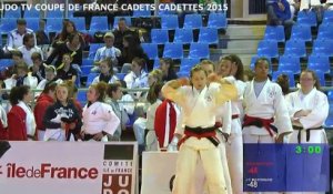 Chpt de France par équipes cadets/cadettes 2015 - Tapis 2 (REPLAY)