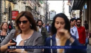 Élections en Italie : Matteo Renzi mis à l'épreuve