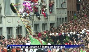 Les Belges de Mons en liesse pour une tradition cocasse