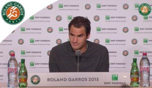 Conférence de presse Roger Federer Roland-Garros 2015 / Quart de finale