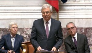 Felipe VI à l'Assemblée : Bartolone salue "un grand jour pour la France et l'Espagne"