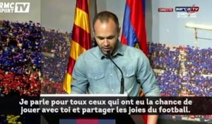 L’hommage d’Iniesta qui fait pleurer Xavi