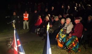 Midnight ceremony à Pegasus Bridge