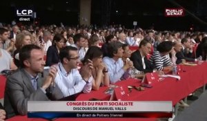 Congrès du PS - Manuel Valls attaque Nicolas Sarkozy