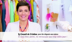 Conseil de Cristina Cordula : comment s'habiller lorsqu'on a du ventre ?