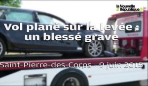 VIDEO. Vol plané sur la levée à Saint-Pierre-des-Corps : un blessé grave