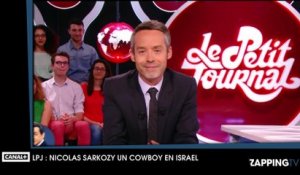 Nicolas Sarkozy, un cowboy en Israël