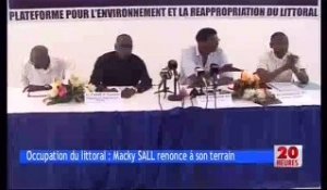 Occupation du littoral : Macky Sall à renonce à son terrain