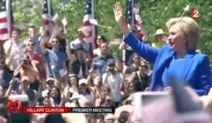 A New York, Hillary Clinton s'adresse aux "Américains ordinaires" pour lancer sa campagne