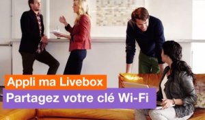 Ma Livebox - Comment partager la clé Wi-Fi avec l'application - Orange