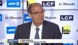 Prélèvement à la source : Woerth dénonce la "démagogie" de François Hollande