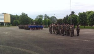 Levée des couleurs du 18 juin 2015, au premier régiment d'artillerie de Belfort