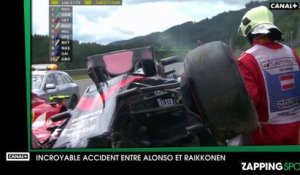 F1 – Autriche : Incroyable accident entre Alonso et Raikkonen