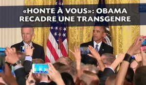 «Honte à vous»: Obama recadre une transgenre à la Maison Blanche