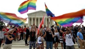 Légalisation du mariage gay : scènes de liesse à Washington