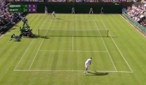 Plongeon de Lleyton Hewitt (Wimbledon 2015)