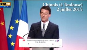 Manuel Valls parle mandarin aux investisseurs chinois