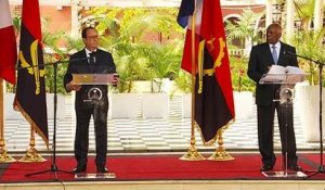 Point presse au Palais présidentiel de Luanda