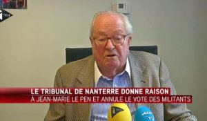 JM Le Pen se dit "victime d'une agression de la direction du FN"