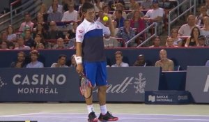Le fail de Kei Nishikori face à Rafael Nadal
