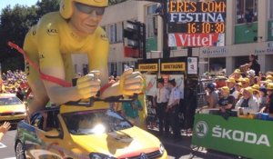Tour de France : arrivée d'étape chaleureuse