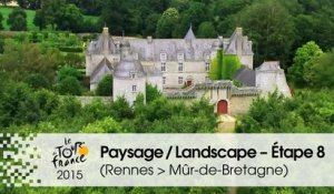 Paysage du jour / Landscape of the day - Étape 8 (Rennes > Mûr-de-Bretagne) - Tour de France 2015