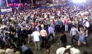 Grosse bagarre dans un concert de cowboys au Mexique