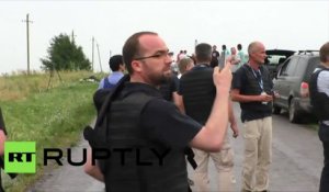 Les observateurs de l’OSCE arrivent sur le site du crash MH17