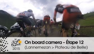 Caméra embarquée / On board camera - Etape 12 (Lannemezan / Plateau de Beille) - Tour de France 2015