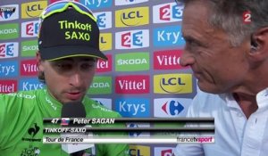 VIDÉO - Peter Sagan : "C'est de ma faute"