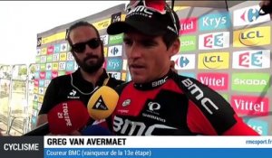 13e étape - Van Avermaet : "Battre Sagan n'est jamais facile"