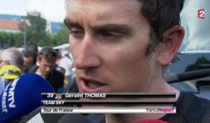 VIDÉO - Geraint Thomas : "Je me suis fait jeter dehors"