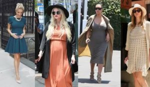 Kim Kardashian, Ashlee Simpson et d'autres stars qui sont enceintes