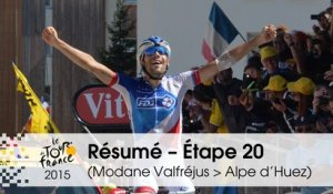 Résumé - Étape 20 (Modane Valfréjus > Alpe d'Huez) - Tour de France 2015