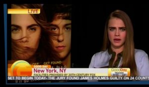 Querelle entre Cara Delevingne et des journalistes en direct à la télévision américaine
