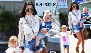 Kourtney Kardashian est estival avec ses enfants à Los Angeles